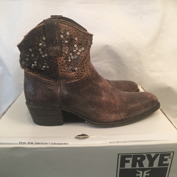 frye studded booties